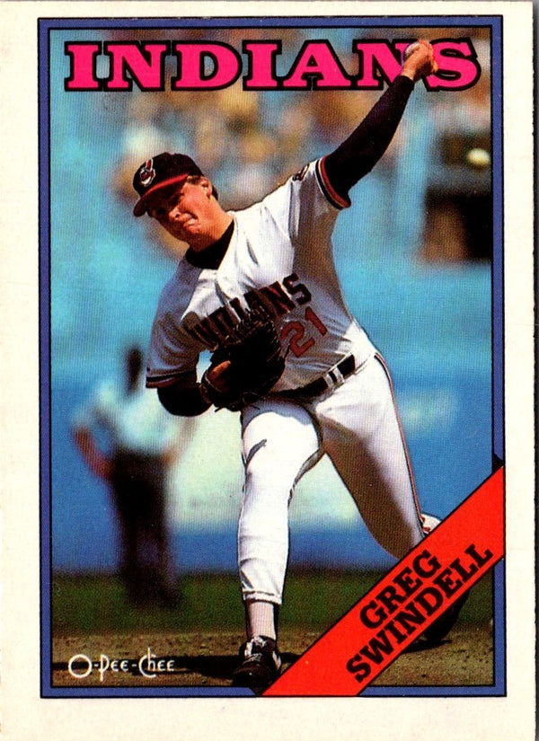 1988 O-Pee-Chee Greg Swindell #22