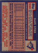 1984 Topps Dave Stieb