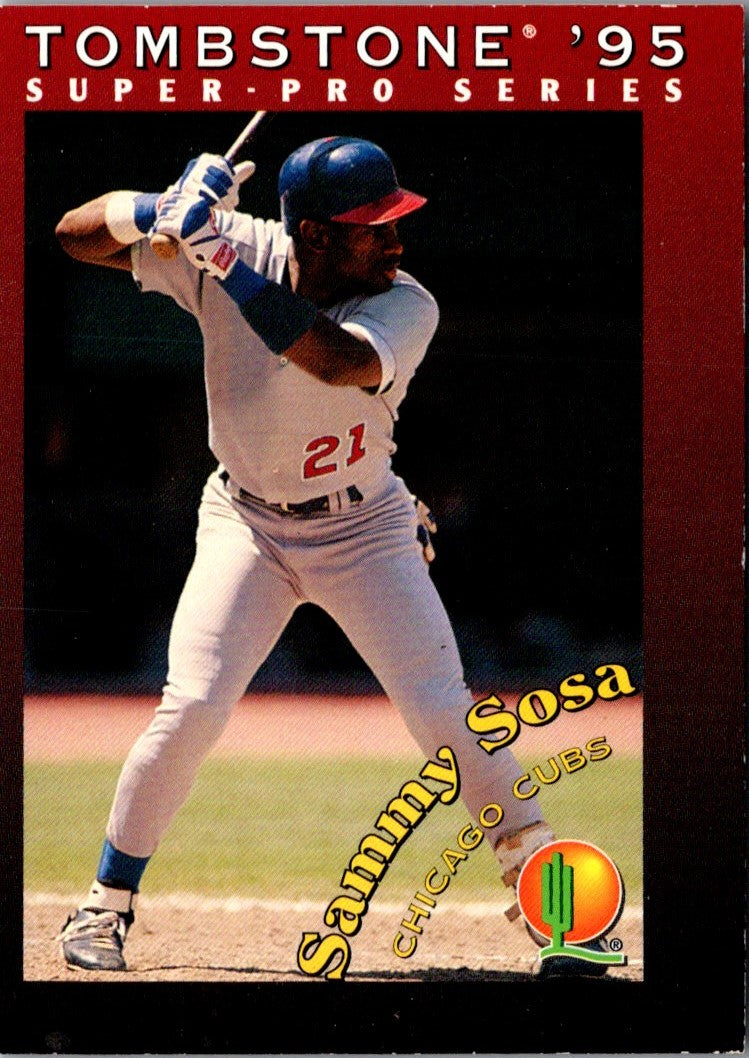 1995 Tombstone Pizza Super-Pro Series Sammy Sosa