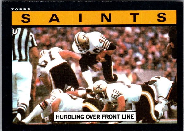 1985 Topps Saints Team Leaders #100