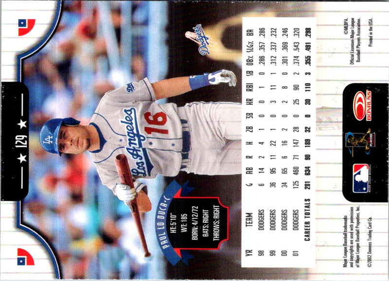 2002 Donruss Paul Lo Duca