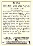 2007 Topps Turkey Red Yovani Gallardo