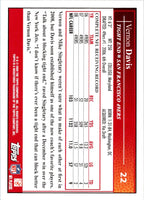 2009 Topps Vernon Davis #22
