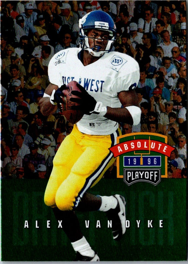 1996 Playoff Absolute Alex Van Dyke #72 Rookie