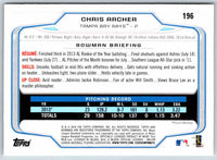 2014 Bowman Chris Archer #196