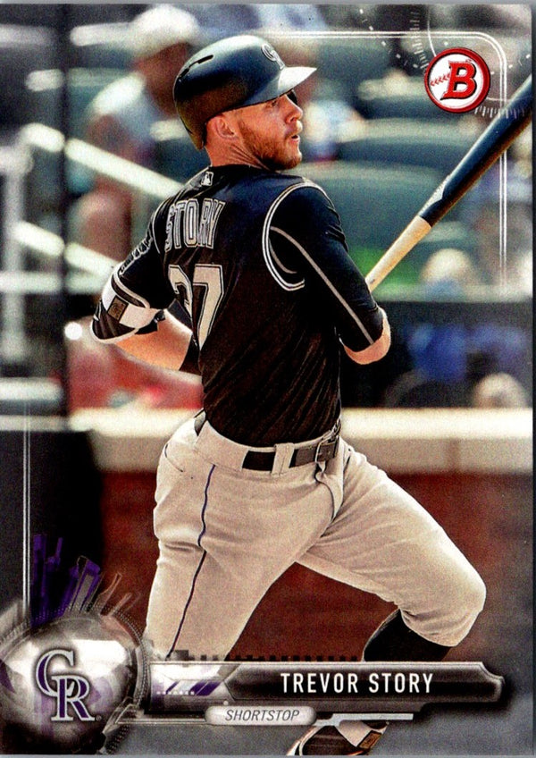 2017 Bowman Green Trevor Story #5 /99