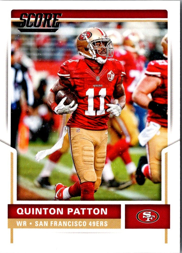 2017 Score Quinton Patton #138