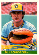 1984 Donruss Bill Schroeder