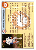 1992 Front Row Draft Picks Tim Leger #23