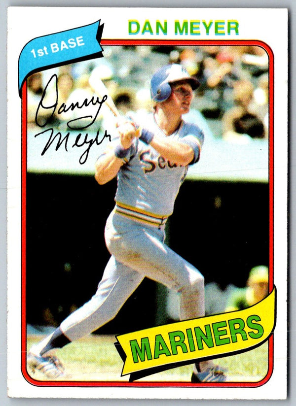 1980 Topps Dan Meyer #396