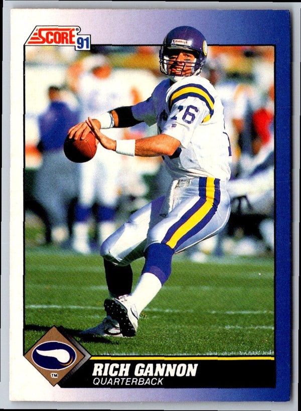 1991 Score Rich Gannon #86