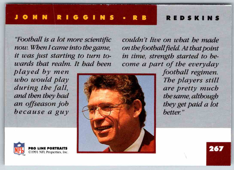 1991 ProLine John Riggins