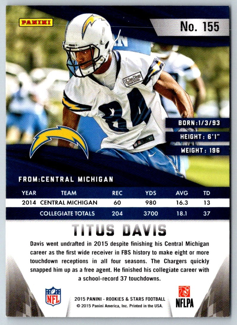 2015 Panini Rookies & Stars Longevity Titus Davis