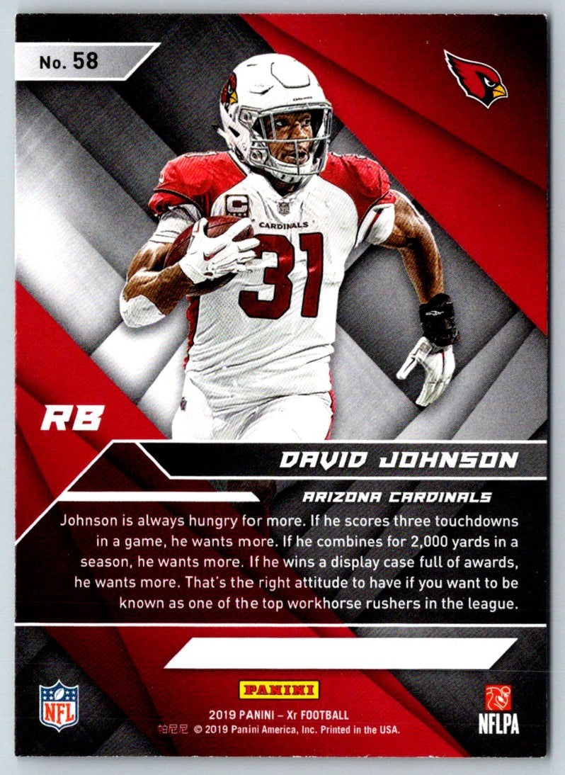 2019 Panini XR David Johnson