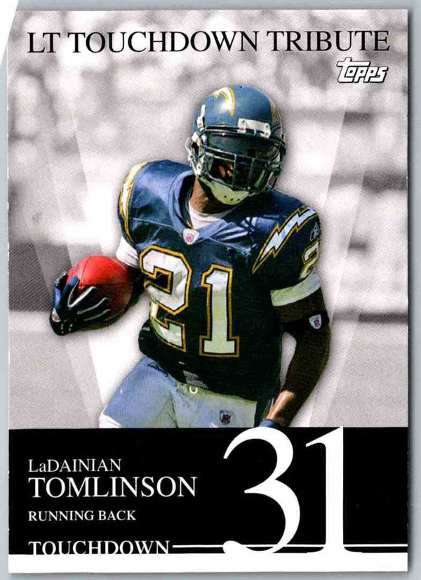2011 Topps Football Ladainian Tomlinson #31 OF 31