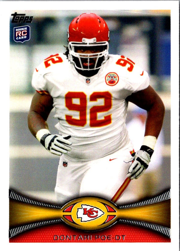 2012 Topps Dontari Poe #285 Rookie