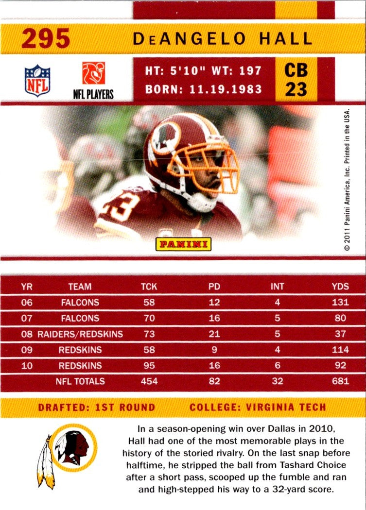 2011 Score DeAngelo Hall