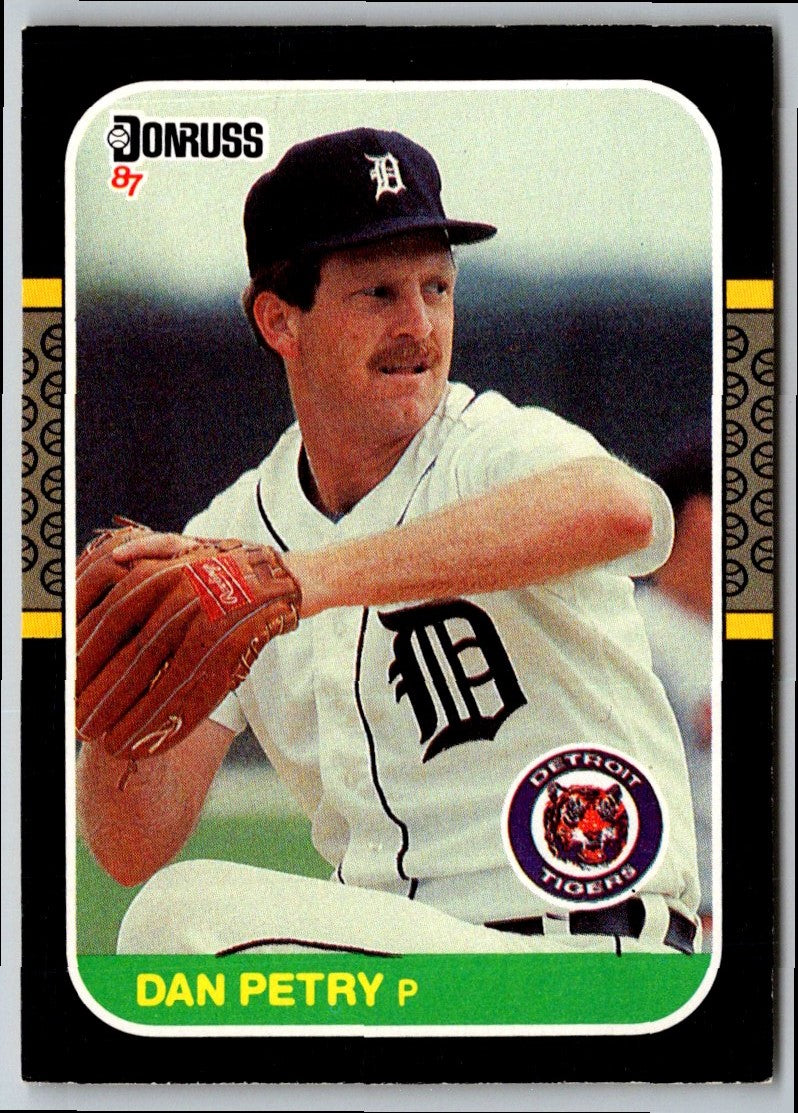 1987 Donruss Dan Petry