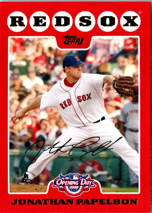 2008 Topps Opening Day Jonathan Papelbon #114