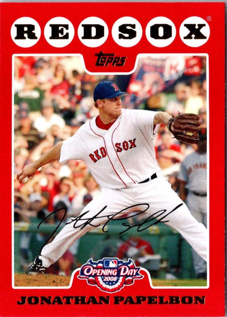 2008 Topps Opening Day Jonathan Papelbon