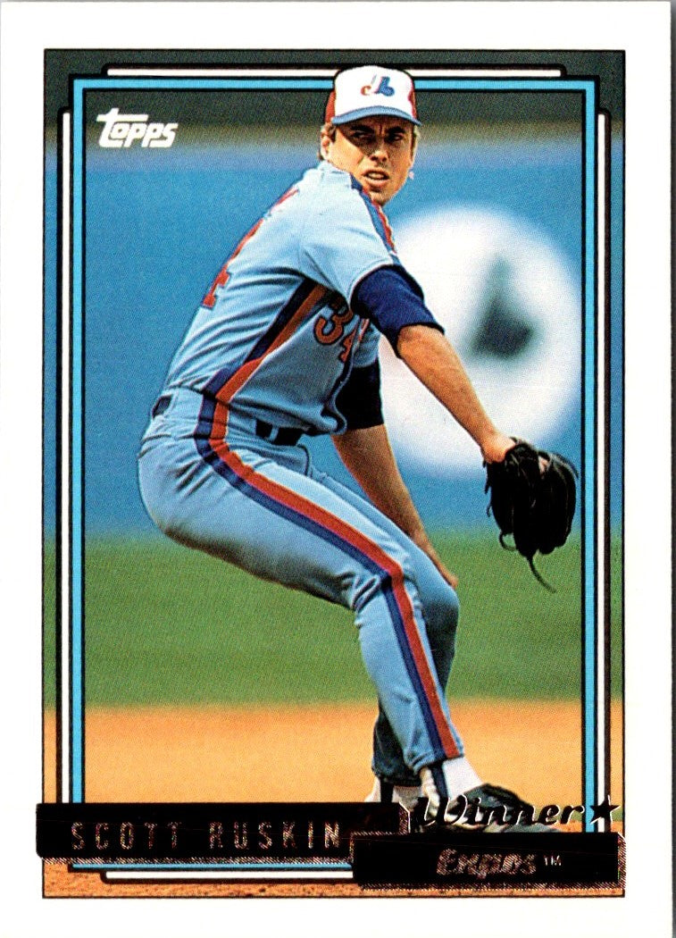 1992 Topps Scott Ruskin