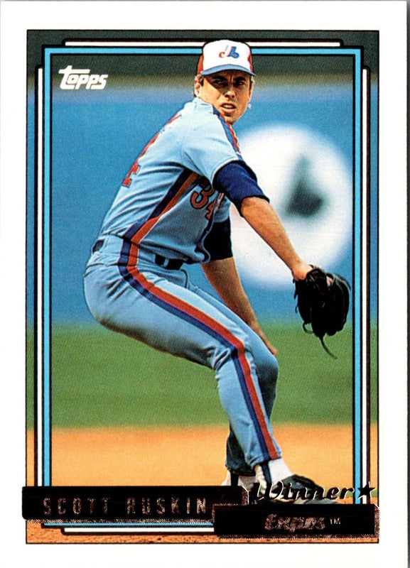 1992 Topps Scott Ruskin #692