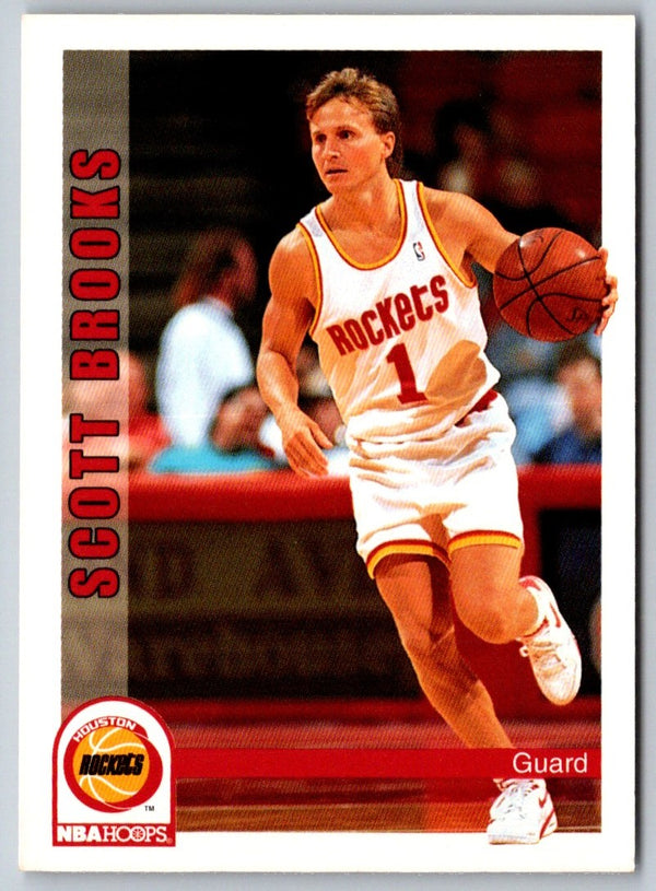 1992 Hoops Scott Brooks #390