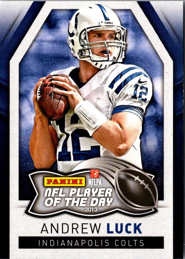 2013 Panini Player of the Day Andrew Luck #6