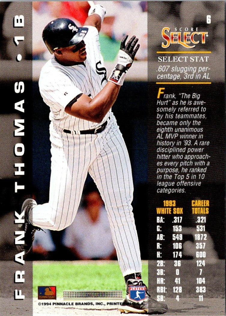 1994 Pinnacle Frank Thomas