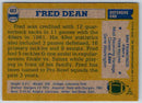 1982 Topps Fred Dean