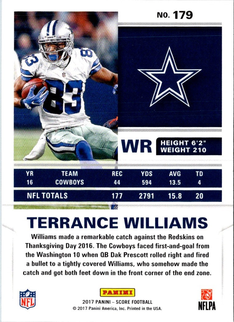 2017 Score Terrance Williams