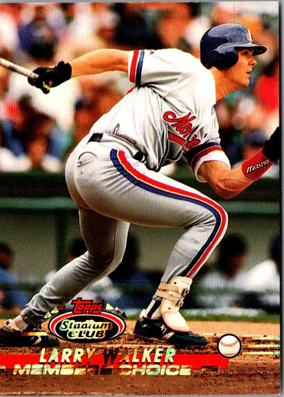 1993 Stadium Club Larry Walker #299