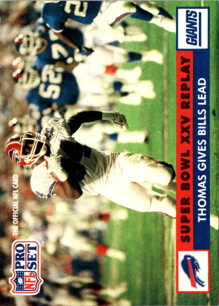 1991 Pro Set Super Bowl