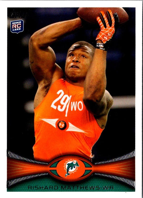 2012 Topps Rishard Matthews #95 Rookie
