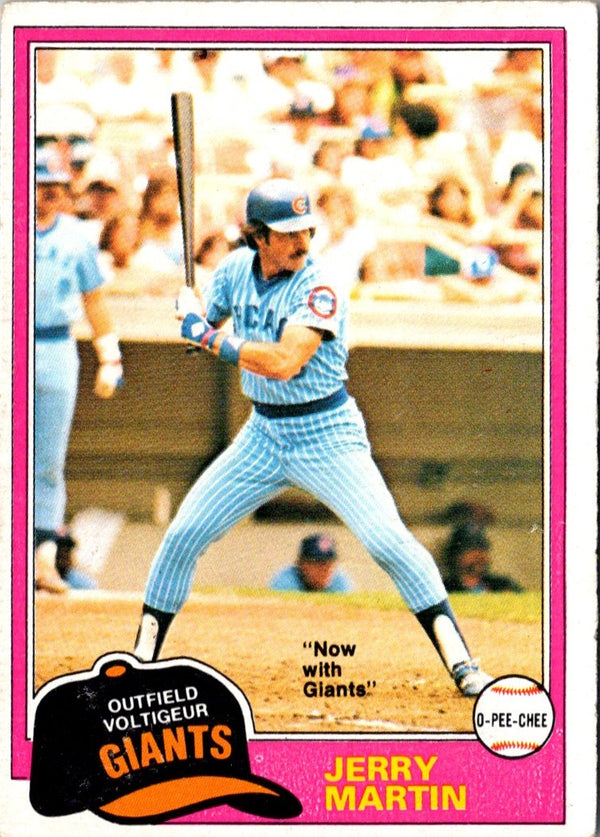 1981 Topps Jerry Martin #103
