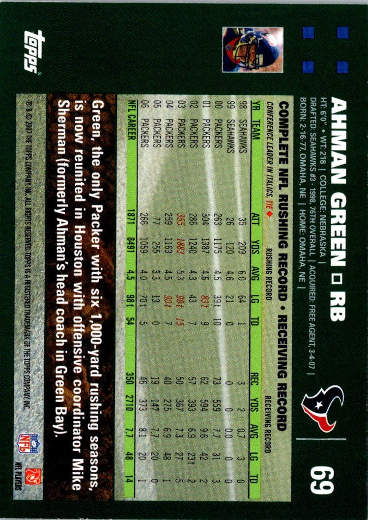 2007 Topps Ahman Green