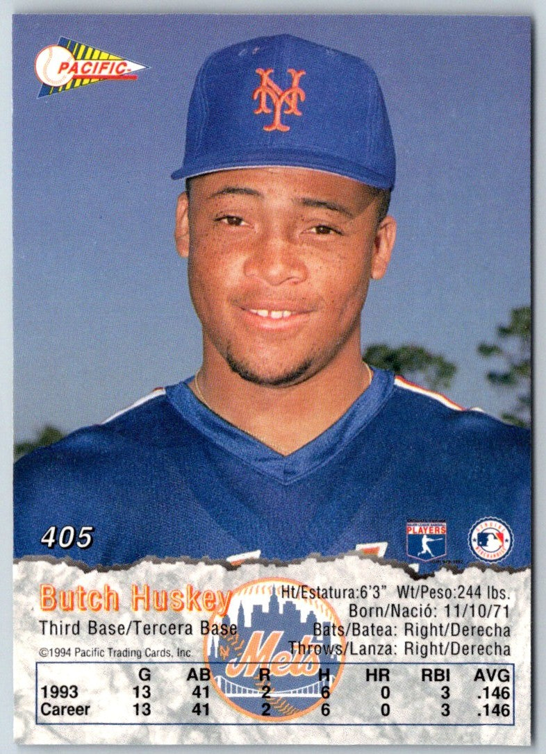 1994 Pacific Crown Collection Butch Huskey