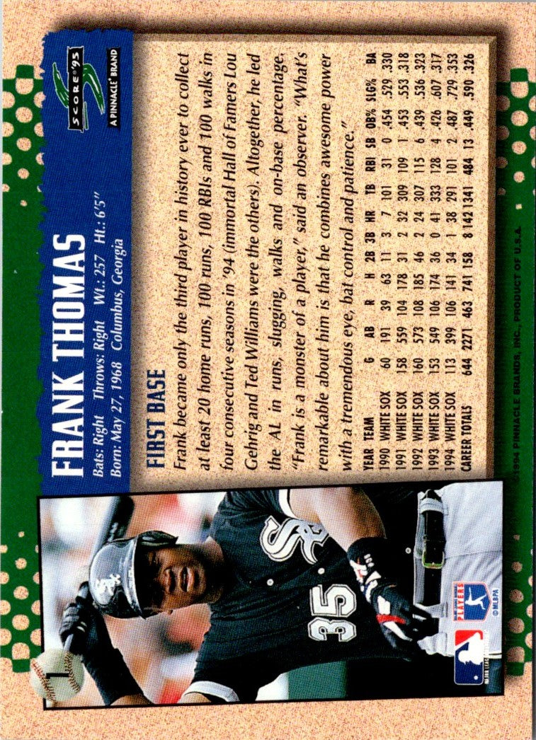 1995 Score Frank Thomas