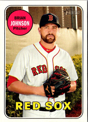 2018 Topps Heritage Brian Johnson #582