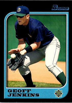 1997 Bowman Chrome Refractors Geoff Jenkins #176
