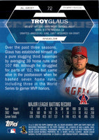 2003 Finest Troy Glaus #72