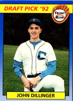 1992 Front Row Draft Picks John Dillinger #51