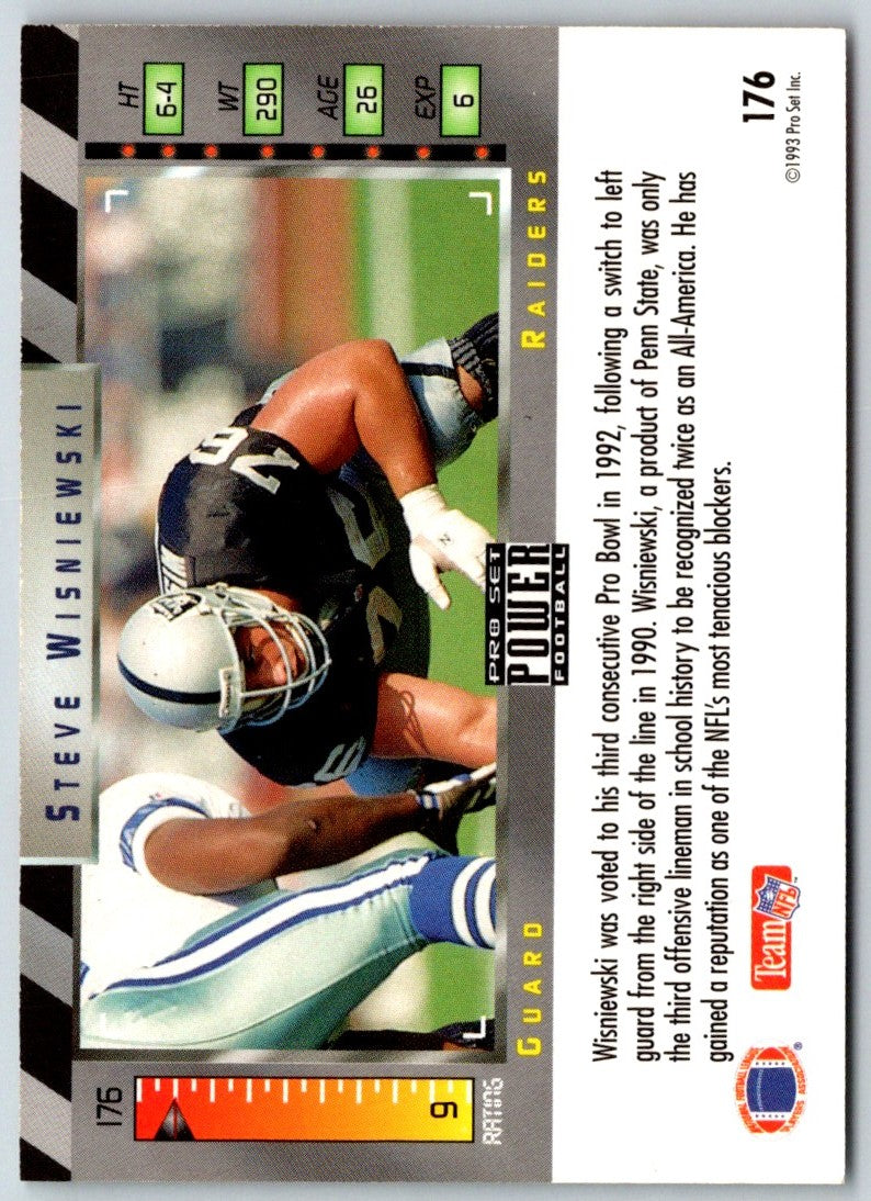 1993 Pro Set Power Steve Wisniewski