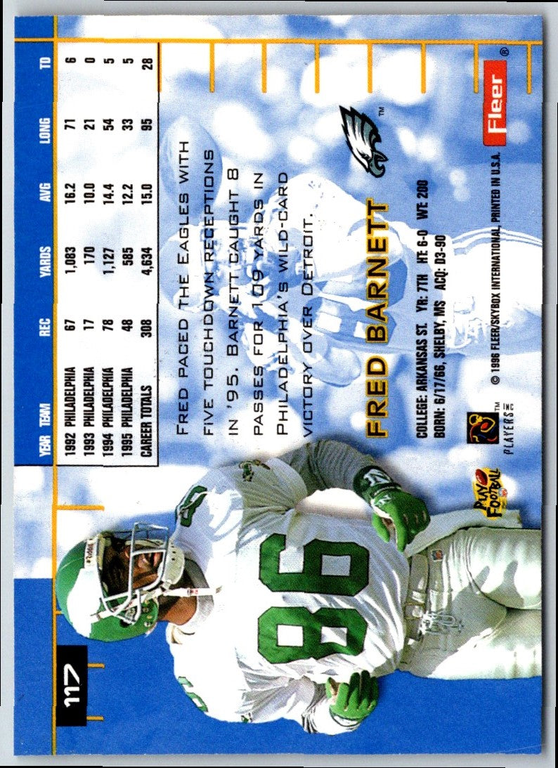 1996 Ultra Fred Barnett