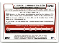 2012 Bowman Chrome Prospects Derek Christensen #BCP161