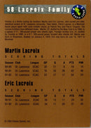 1992 Classic Draft Picks Lacroix Family