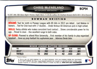 2013 Bowman Chrome Prospects Chris McFarland #BCP54