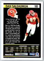 1991 Pinnacle Dan Saleaumua #185