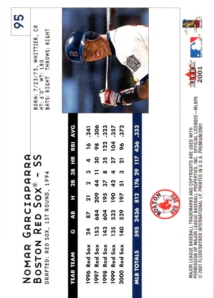 2001 Fleer Premium Nomar Garciaparra