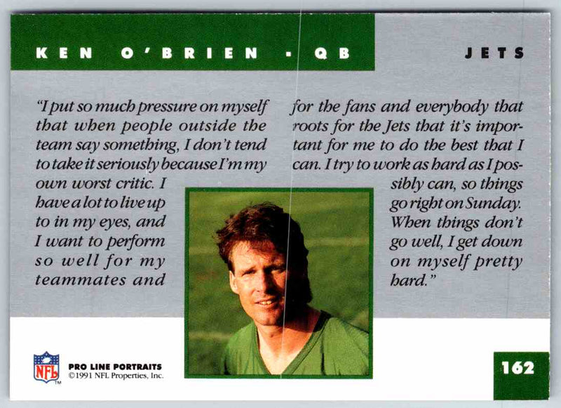 1991 ProLine Ken O'Brien